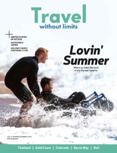 Front Cover - Travel Without Limits magazine issue # 8 - Spring/Summer 2022